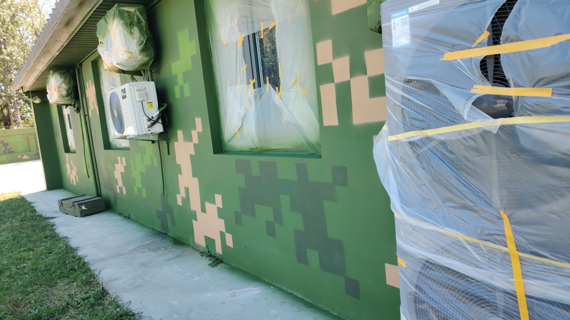 宁德外墙迷彩漆施工多少钱 伪装迷彩漆  